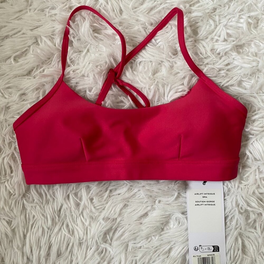 Alo Yoga Airlift Intrigue Bra - Pink Summer Crush - XS - NWT